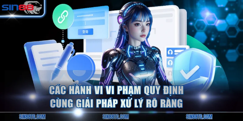 Các hành vi vi phạm quy định cùng giải pháp xử lý rõ ràng